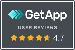 Rated 4.7/5 on GetApp