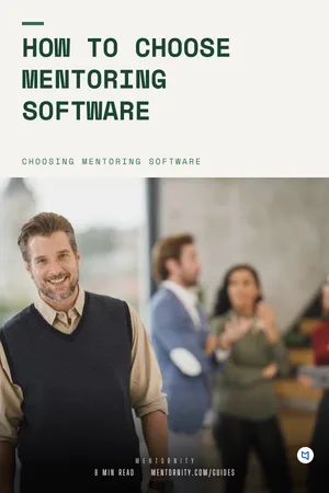 Film-style poster for the guide: How to choose mentoring software