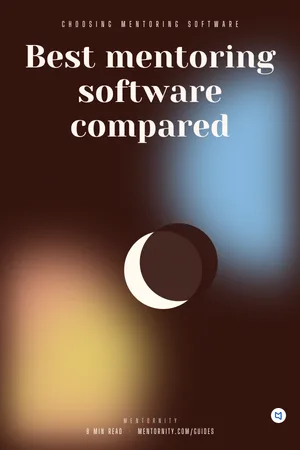 Film-style poster for the guide: Best mentoring software compared