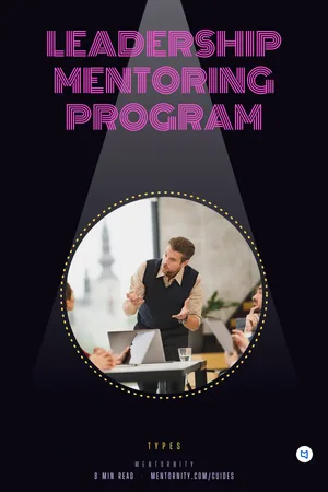 Film-style poster for the guide: Leadership mentoring program