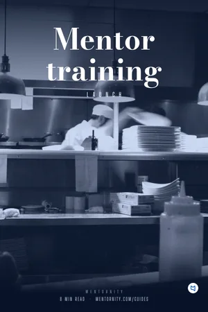 Film-style poster for the guide: Mentor training