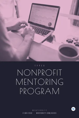 Film-style poster for the guide: Nonprofit mentoring program