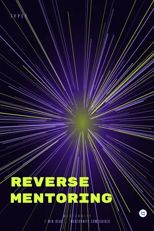 Film-style poster for the guide: Reverse mentoring