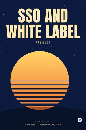 Film-style poster for the guide: SSO and white label