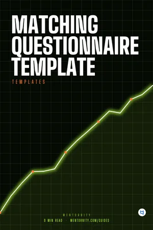 Film-style poster for the guide: Matching questionnaire template