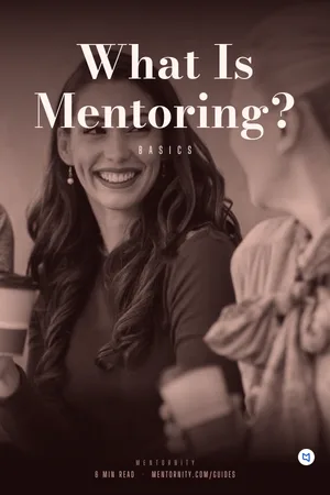 Film-style poster for the guide: What Is Mentoring?