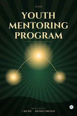 Film-style poster for the guide: Youth mentoring program