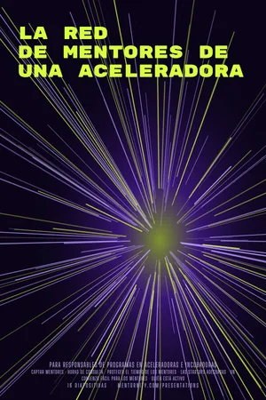 Póster de la presentación: La red de mentores de una aceleradora