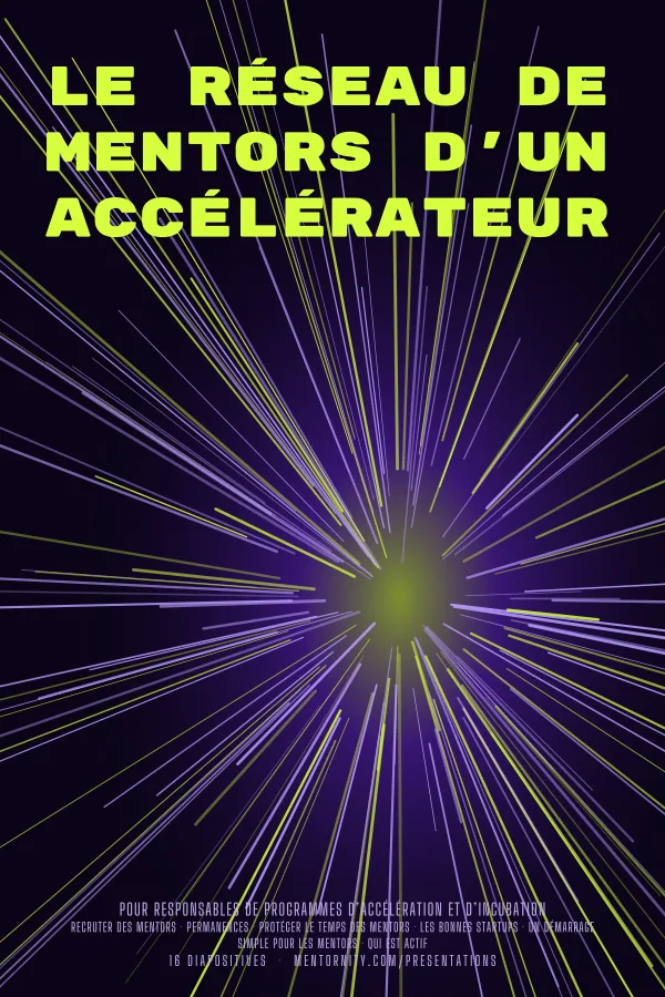 Affiche de film de la présentation Le réseau de mentors d’un accélérateur