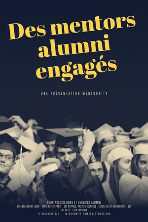 Affiche de la présentation : Des mentors alumni engagés