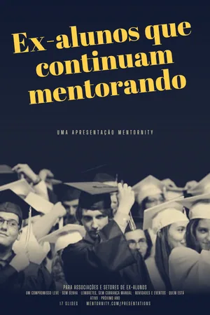 Pôster da apresentação: Ex-alunos que continuam mentorando