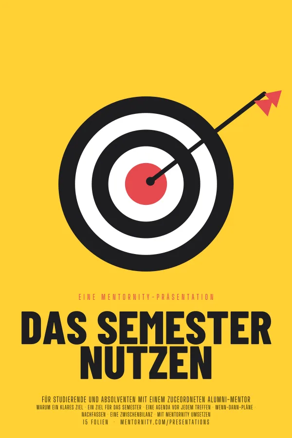 Filmplakat zur Präsentation Das Semester nutzen