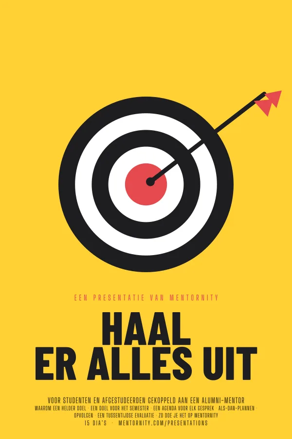 Filmposter voor de presentatie Haal er alles uit