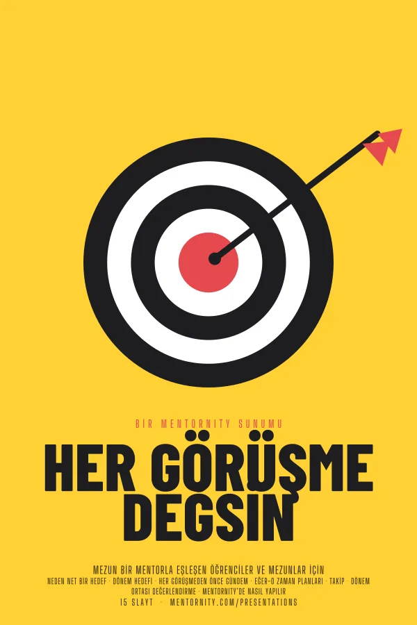Her Görüşme Değsin sunumu için film afişi tarzında görsel