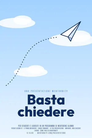 Locandina della presentazione: Guida per mentee: Basta chiedere
