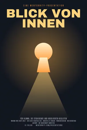 Filmplakat der Präsentation: Mentoren-Leitfaden: Blick von innen