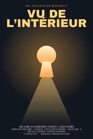 Affiche de la présentation : Guide du mentor : Vu de l’intérieur
