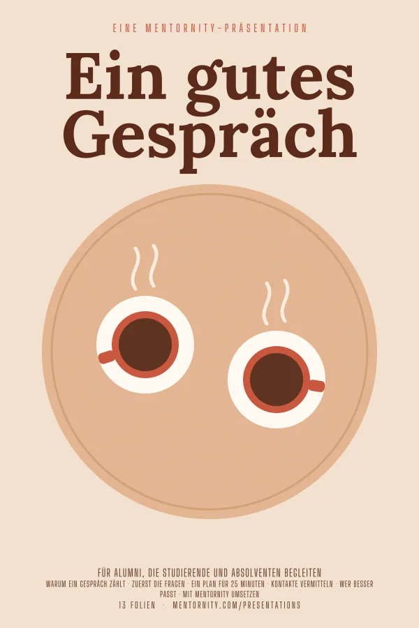 Filmplakat zur Präsentation Ein gutes Gespräch