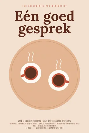 Filmposter van de presentatie: Gids voor mentoren: Eén goed gesprek