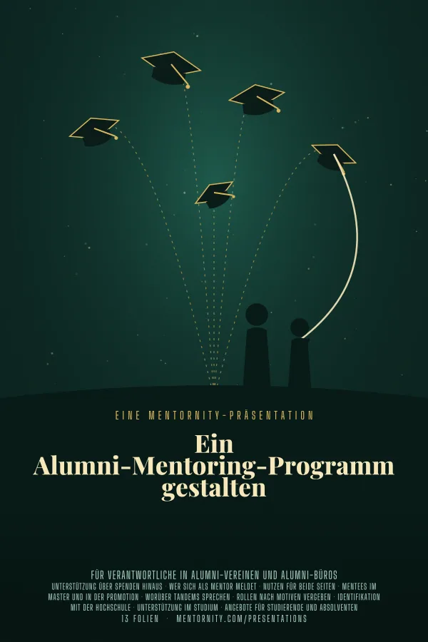 Filmplakat zur Präsentation Ein Alumni-Mentoring-Programm gestalten
