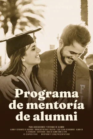 Póster de la presentación: Programa de mentoría de alumni