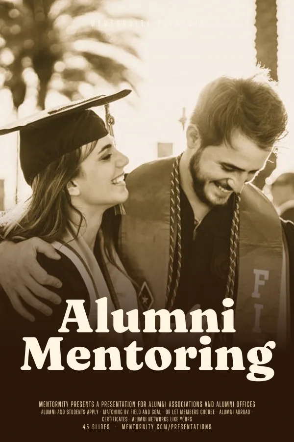 Filmplakat zur Präsentation Alumni-Mentoring