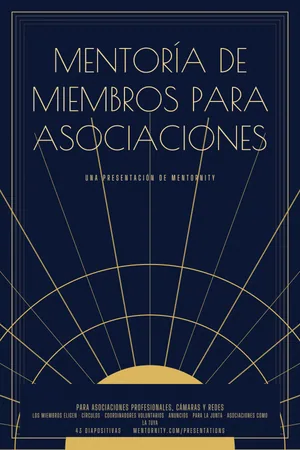 Póster de la presentación: Mentoría de miembros para asociaciones