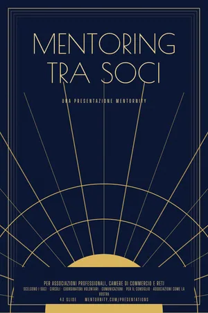 Locandina della presentazione: Mentoring tra soci