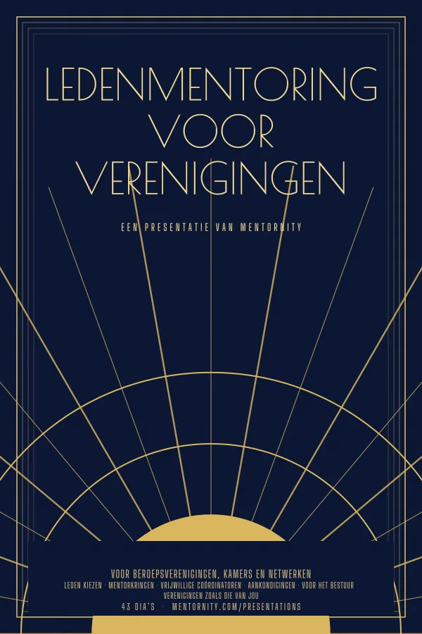 Filmposter voor de presentatie Ledenmentoring voor verenigingen