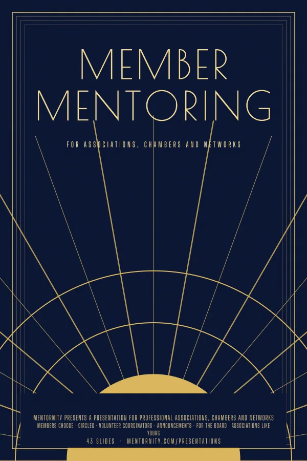 Filmplakat zur Präsentation Mitglieder-Mentoring für Verbände