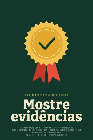 Pôster da apresentação: Guia do mentorado: Mostre evidências