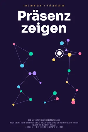 Filmplakat der Präsentation: Mitglieder-Leitfaden: Präsenz zeigen