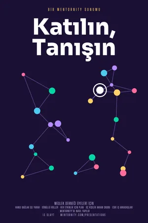 Sunum afişi: Üye Rehberi: Katılın, Tanışın