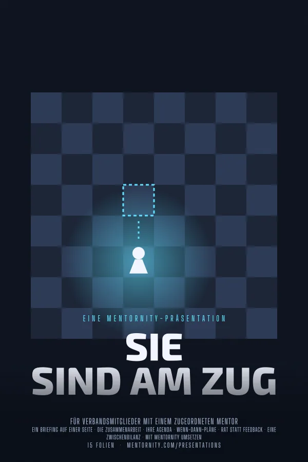 Filmplakat zur Präsentation Sie sind am Zug
