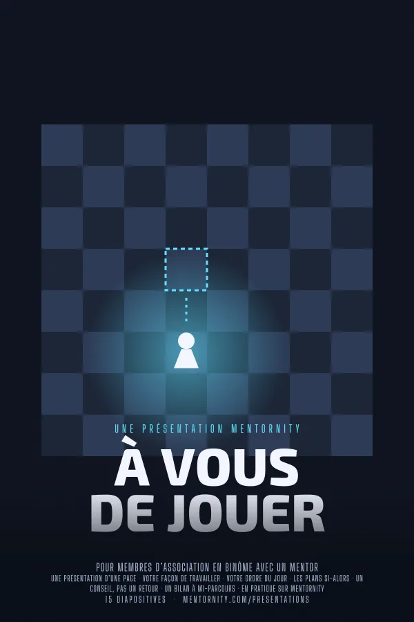 Affiche de film de la présentation À vous de jouer