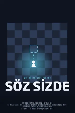 Sunum afişi: Üye Rehberi: Söz Sizde