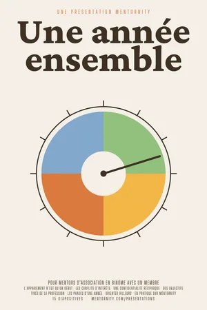 Affiche de la présentation : Guide du mentor : Une année ensemble