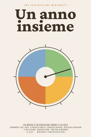 Locandina della presentazione: Guida per mentor: Un anno insieme