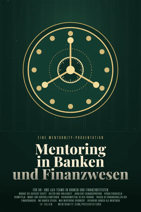 Filmplakat zur Präsentation Mentoring in Banken und Finanzwesen