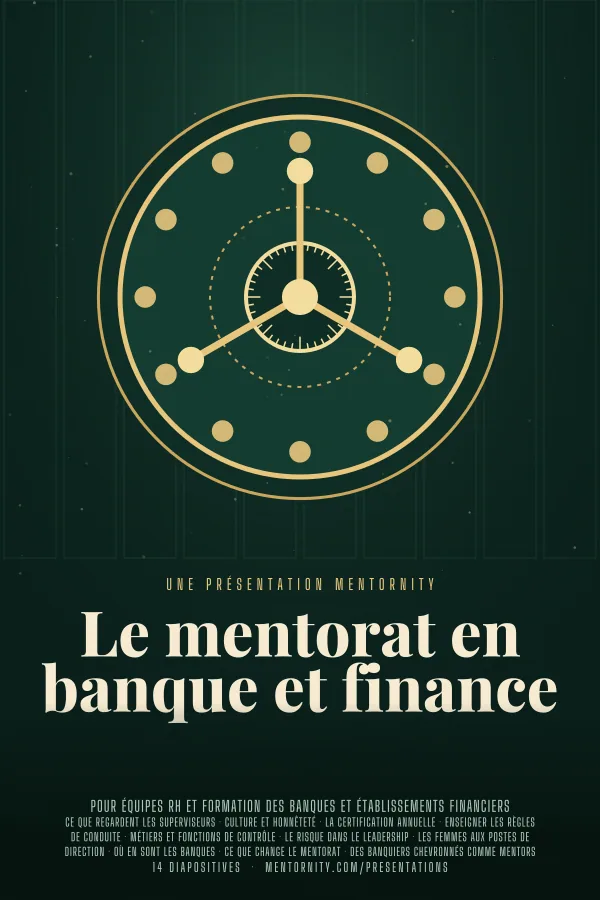 Affiche de film de la présentation Le mentorat en banque et finance