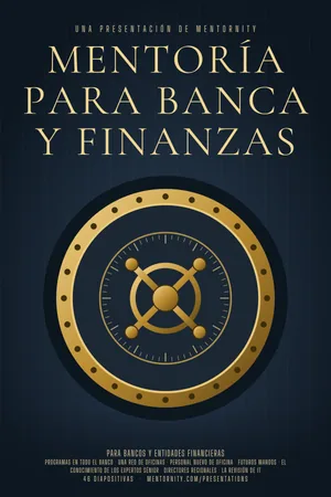 Póster de la presentación: Mentoría para banca y finanzas