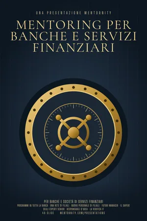 Locandina della presentazione: Mentoring per banche e servizi finanziari