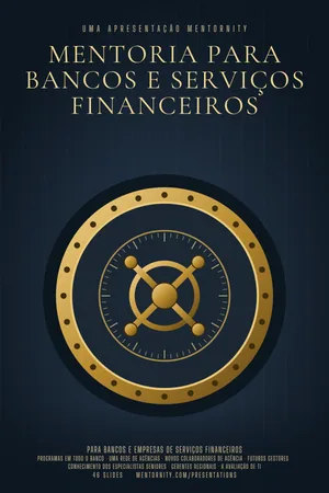 Pôster da apresentação: Mentoria para bancos e serviços financeiros