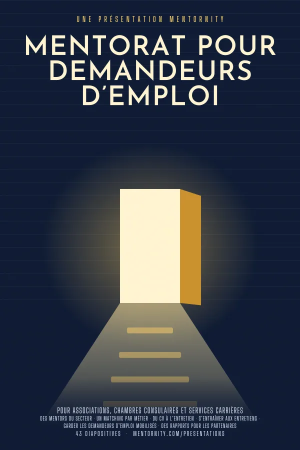 Affiche de film de la présentation Mentorat pour demandeurs d’emploi