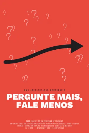 Pôster da apresentação: Guia do coach: Pergunte mais, fale menos