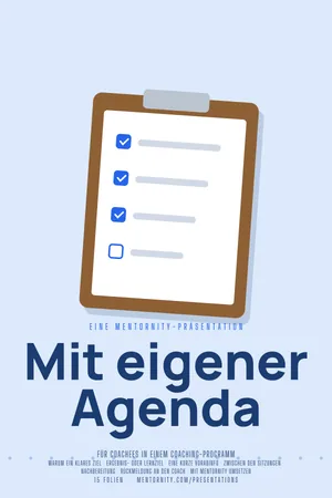 Filmplakat der Präsentation: Coachee-Leitfaden: Mit eigener Agenda