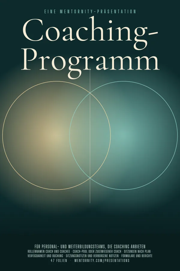 Filmplakat zur Präsentation Coaching-Programm