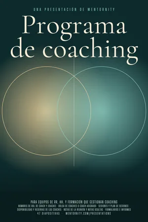 Póster de la presentación: Programa de coaching