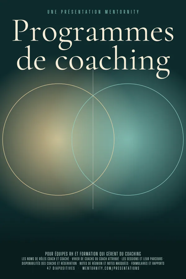 Affiche de film de la présentation Programmes de coaching