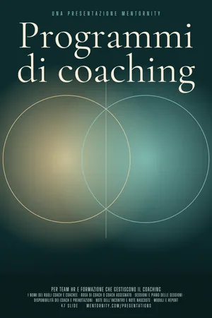 Locandina della presentazione: Programmi di coaching